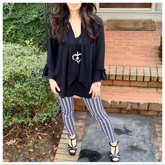 Best Selling Soft Brushed Houndstooth leggings - Picture 5 of 8